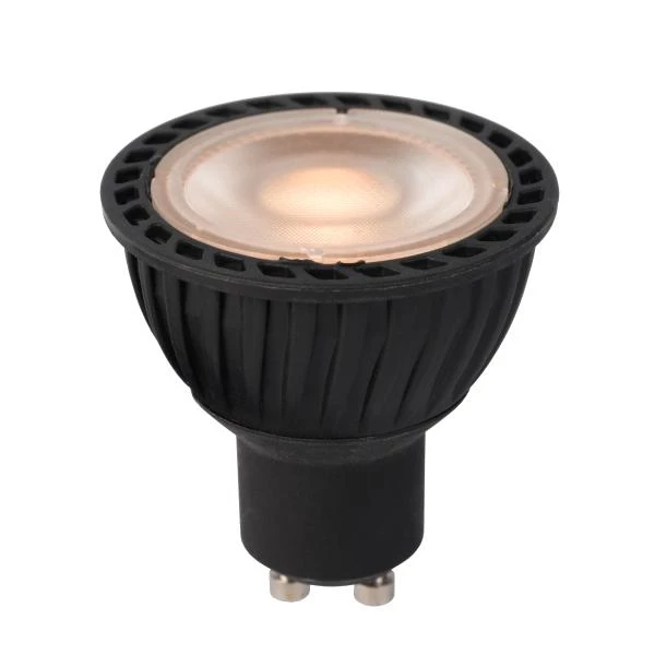 Lucide MR16 - Lámpara led - Ø 5 cm - LED Regul. - GU10 - 1x5W 2200K/2700K - Negro - detalle 1